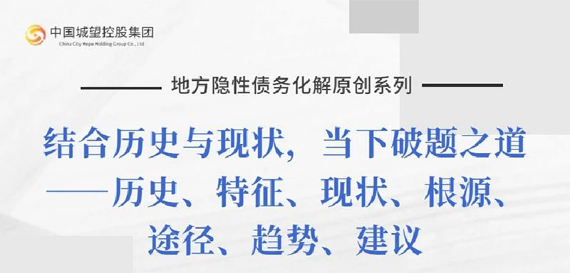 原創丨【地方隱性債務化解系列】專題六：地方隱性債務化解的主要實踐與局限