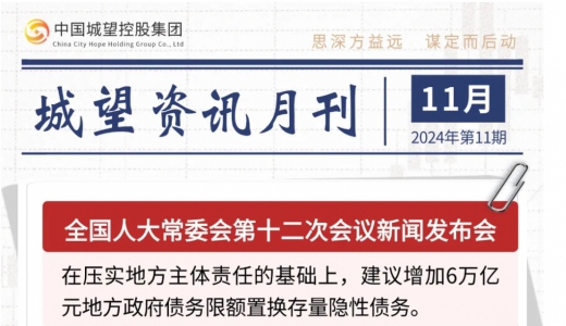 城望資訊11月刊丨地方化債開新局；“低空經濟30年特許經營權”成功轉出；“置換存量隱性債務” 再融資專項債
